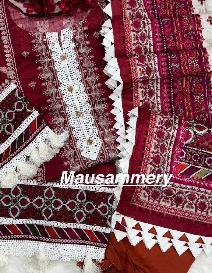 MAUSAMMERY STITCHED LAWN by MAUSAMMERY
